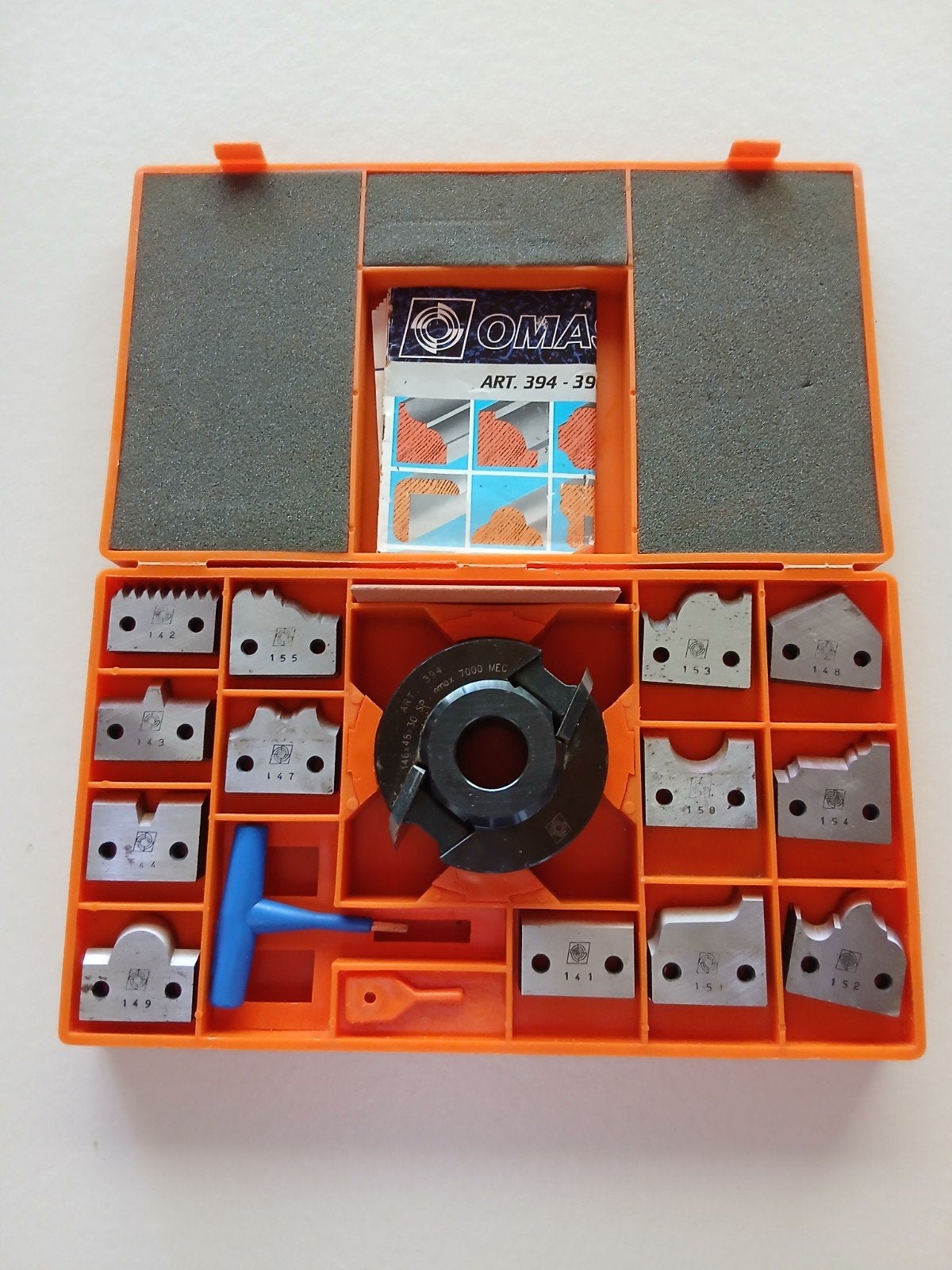 OMAS art. 394 frees gereedschap freesmachine, Ophalen of Verzenden, Zo goed als nieuw, Elektrisch, Bovenfrees
