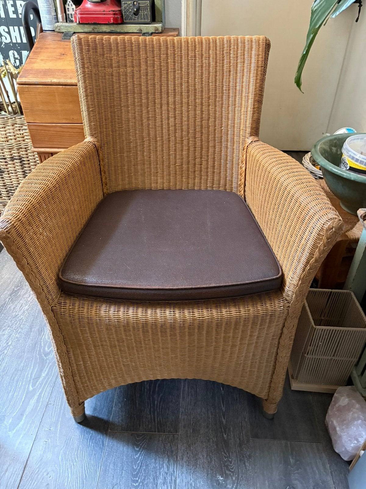 Loyd Loom stoel. In zeer goede staat, Antiek en Kunst, Curiosa en Brocante, Ophalen