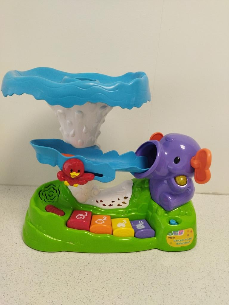 VTech Lanceer & Leer Ballenbaan, Kinderen en Baby's, Speelgoed | Vtech, Ophalen of Verzenden, Zo goed als nieuw, 6 maanden tot 2 jaar