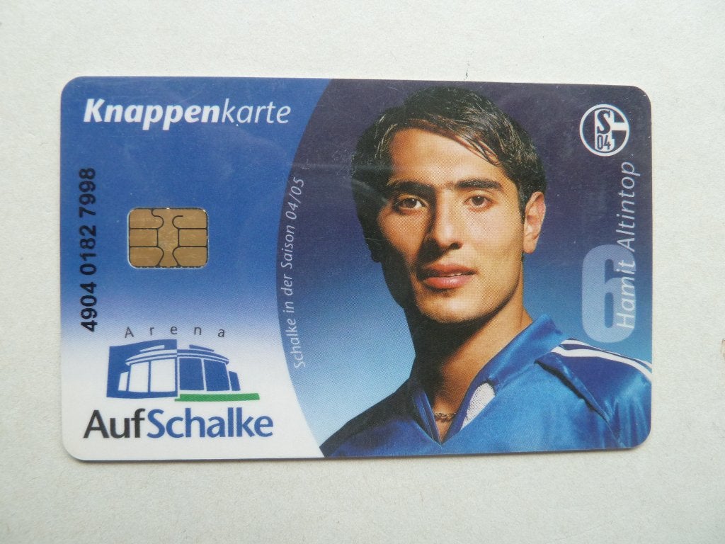 Knappenkarte   Hamit.Altintop   Schalke 04, Verzamelen, Sportartikelen en Voetbal, Ophalen of Verzenden, Zo goed als nieuw, Buitenlandse clubs