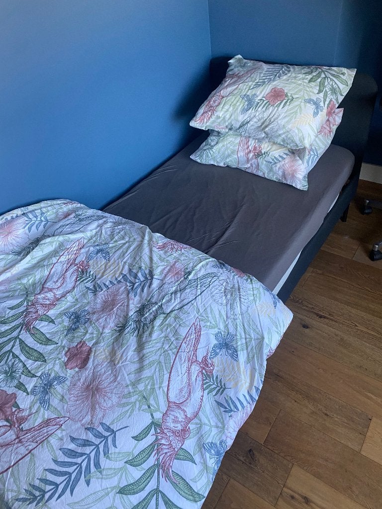 Eenpersoonsbed, Huis en Inrichting, Ophalen, Gebruikt, 90 cm, Eenpersoons