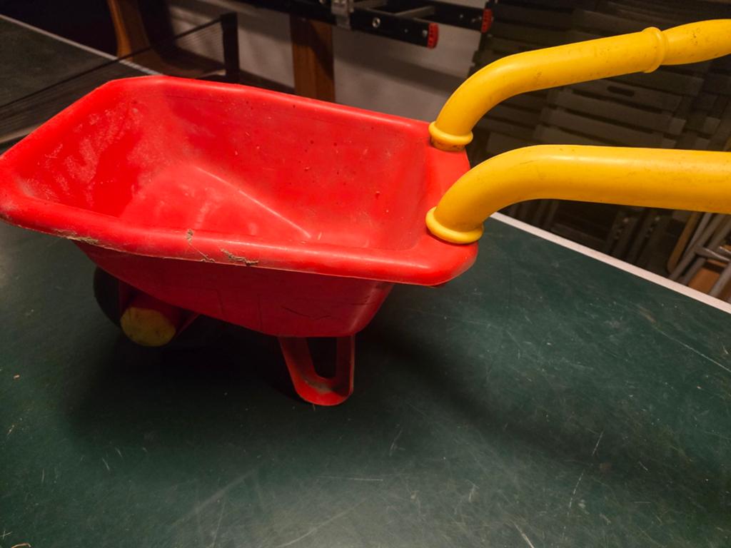 Rode Speelgoed Kruiwagen, Kinderen en Baby's, Speelgoed | Buiten | Los speelgoed, Ophalen of Verzenden, Gebruikt