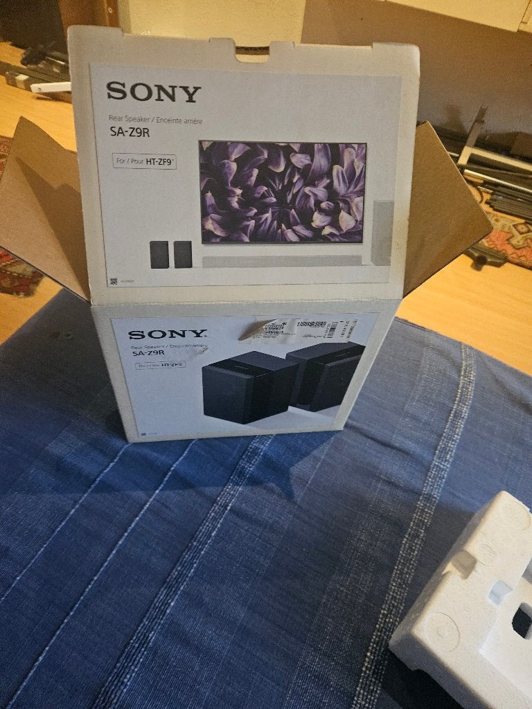 Sony suroundsound back-rear SA-Z9R ( ht-zf9 ), Audio, Tv en Foto, 150 watt of meer, Inclusief kabels, Ophalen of Verzenden, Zo goed als nieuw