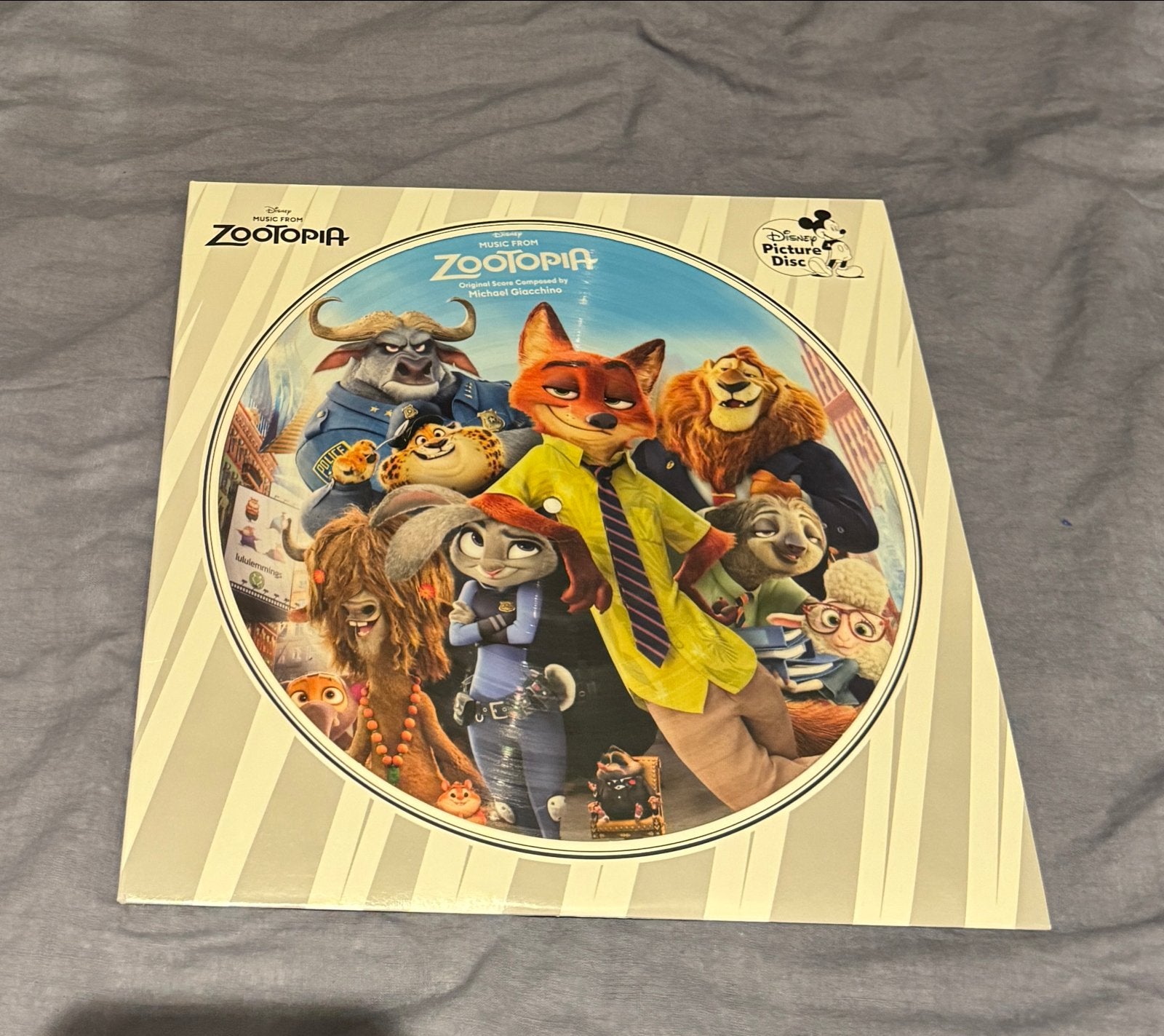 Zootopia Disney Picture Disc LP - Soundtrack, LP, Overige genres, Ophalen of Verzenden, Zo goed als nieuw