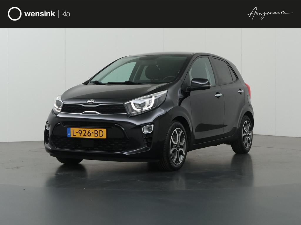 Kia Picanto 1.0 DPi DynamicPlusLine | Keyless | Navigatie |, Auto's, Voorwielaandrijving, Stof, Gebruikt, 4 stoelen
