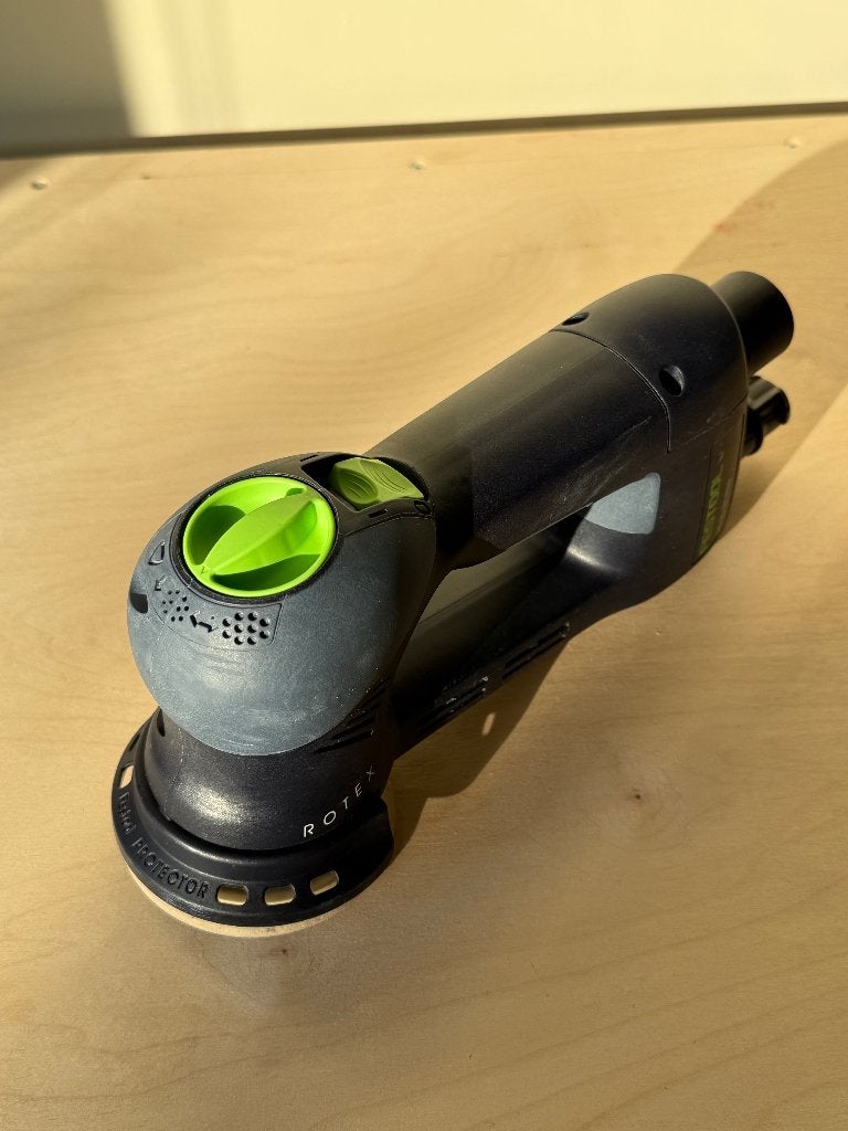 Festool Rotex 90 (2025) schuurmachine, Ophalen of Verzenden, Gebruikt, 1200 watt of meer, Excentrische schuurmachine