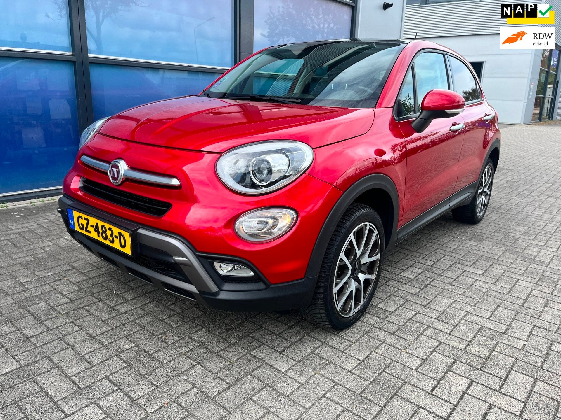 Fiat 500 X Cross 1.4 Turbo MultiAir 4x4 CrossPlus - PANO - T, Auto's, Automaat, 15 km/l, Gebruikt, Origineel Nederlands