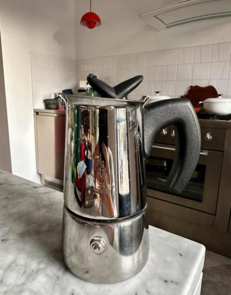 Percolator Bialetti Musa Restyling RVS 4-kops, Ophalen of Verzenden, Zo goed als nieuw, X, X