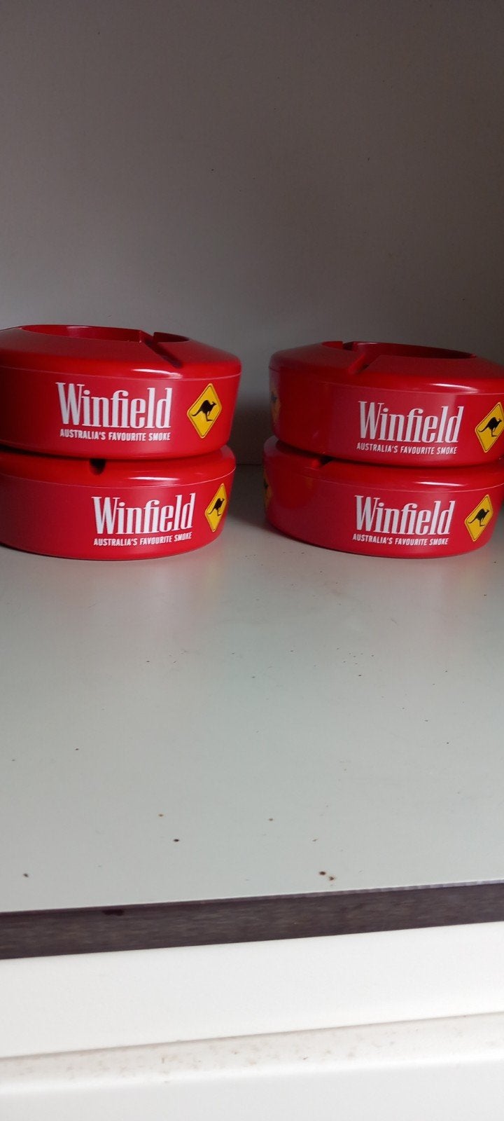 Winfield Asbak - Rood met Kangoeroe Logo, Ophalen of Verzenden, Nieuw, Asbak