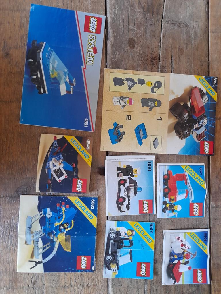 Verschillende lego instructieboekjes, Ophalen of Verzenden, Gebruikt