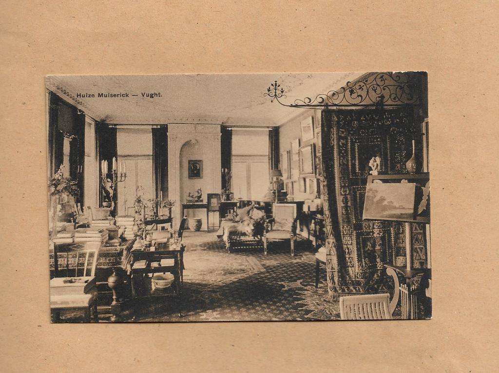 gave oude kaart huize Muiserick  Vught, Verzenden, 1920 tot 1940, Ongelopen, Noord-Brabant