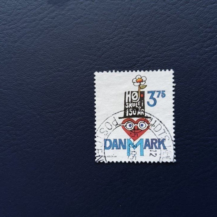 Gestempelde postzegel Denemarken - H.C. Ørsted 150 jaar, Ophalen of Verzenden, Denemarken, Gestempeld