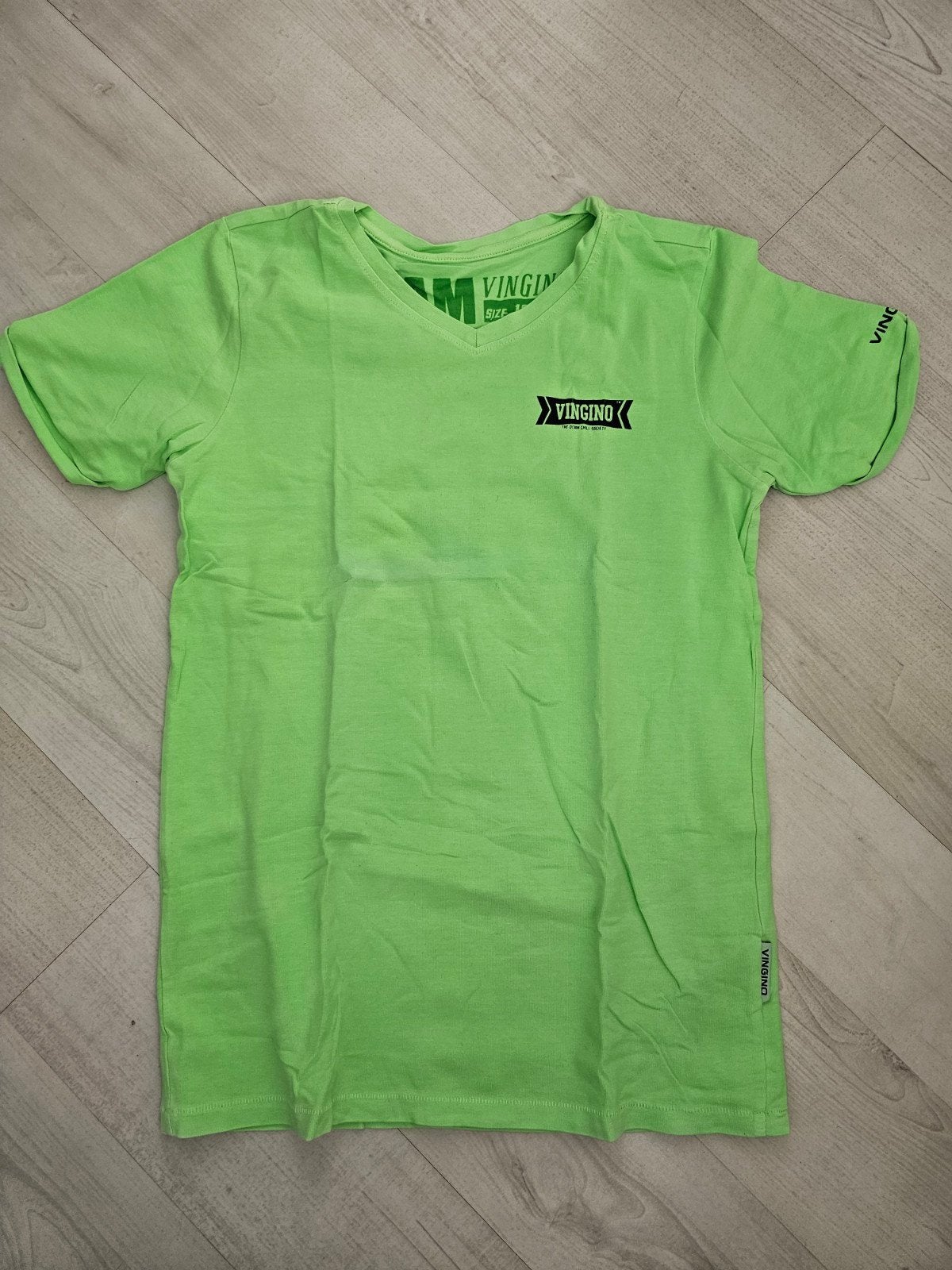 Neon shirt VINGINO maat 140, Ophalen of Verzenden, Zo goed als nieuw, Vingino, Shirt of Longsleeve