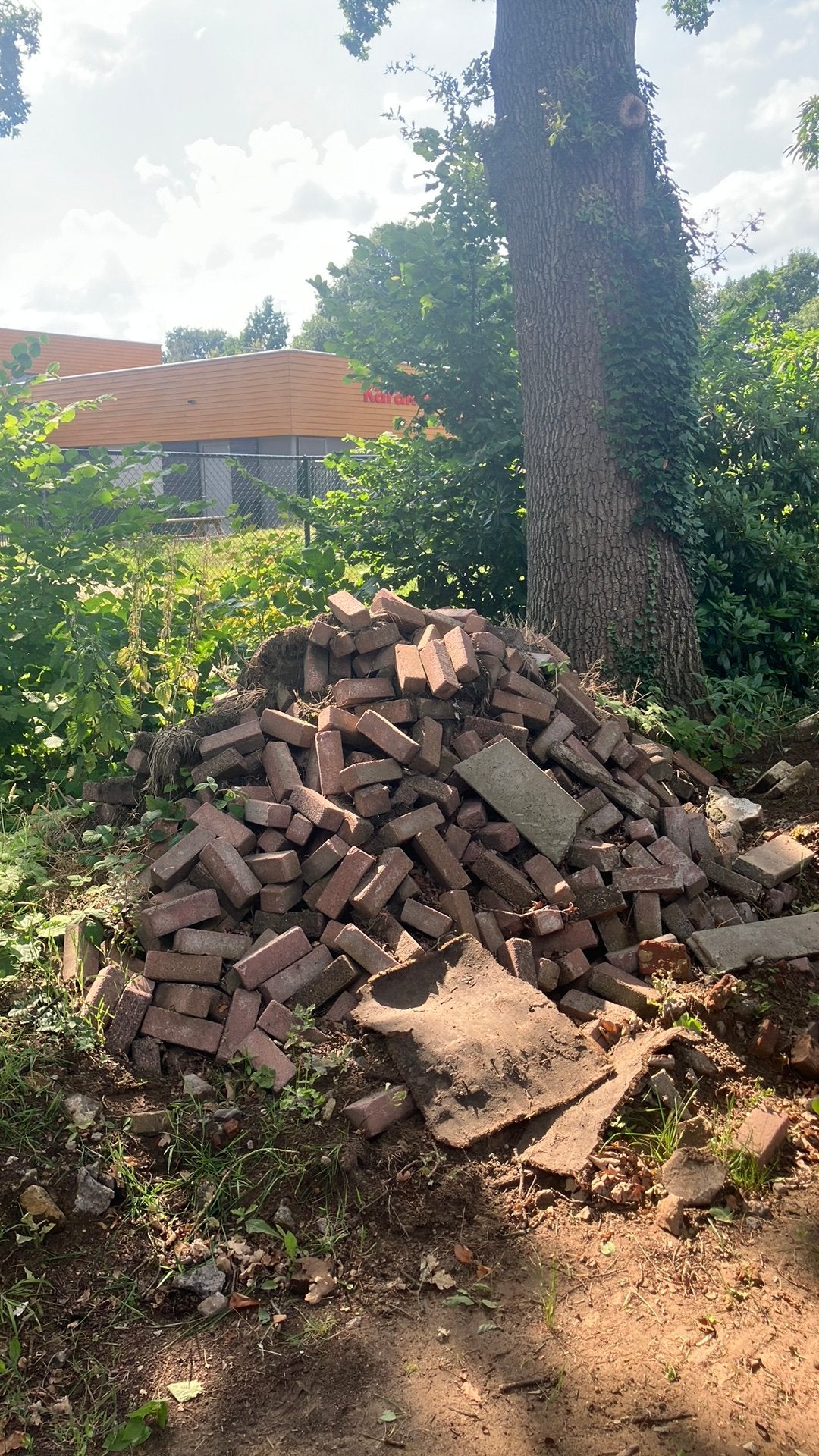 Straatstenen gratis af te halen, Ophalen, Beton, Klinkers