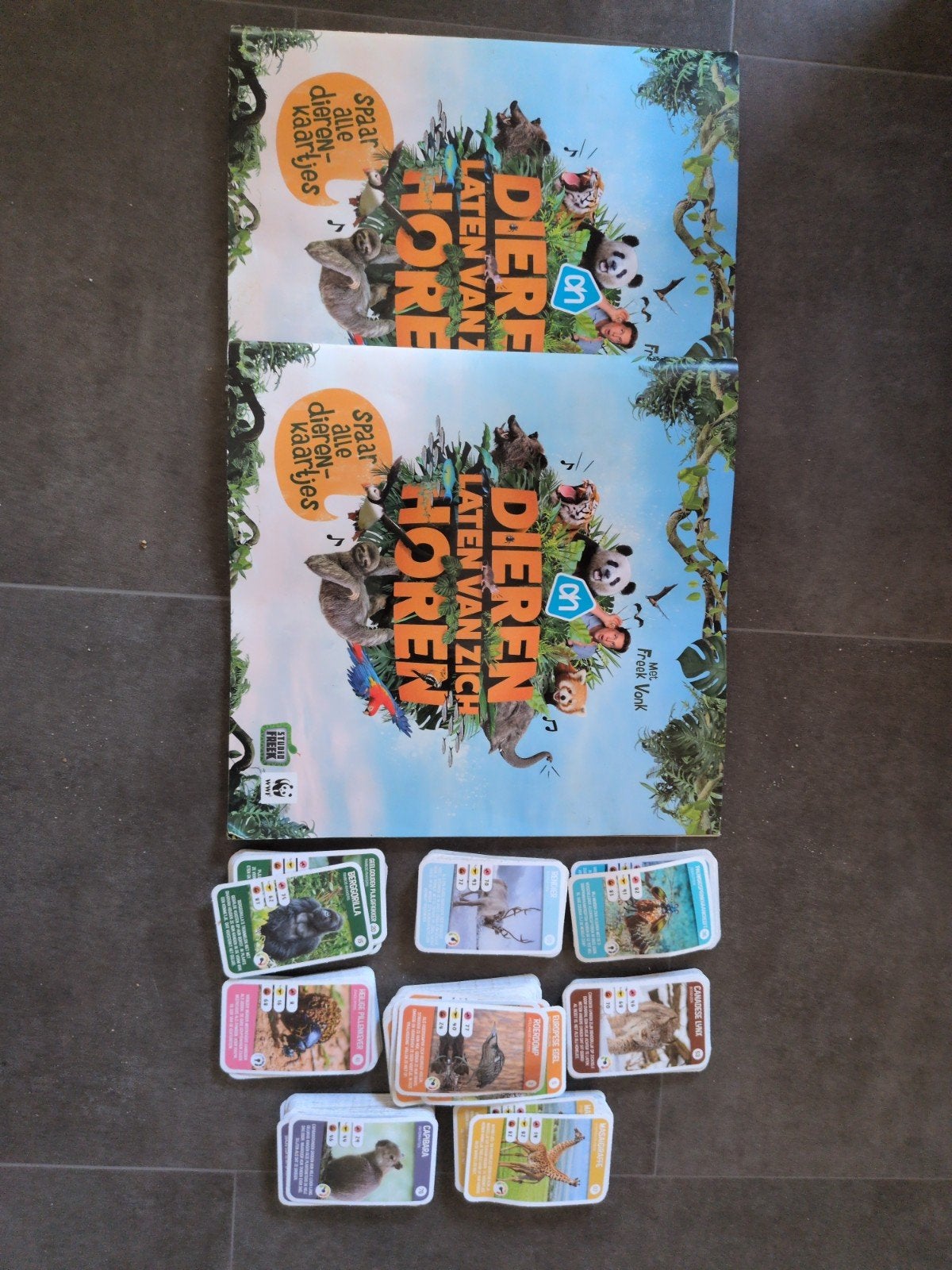 Dierenkaartjes., Verzamelen, Albert Heijn, Ophalen