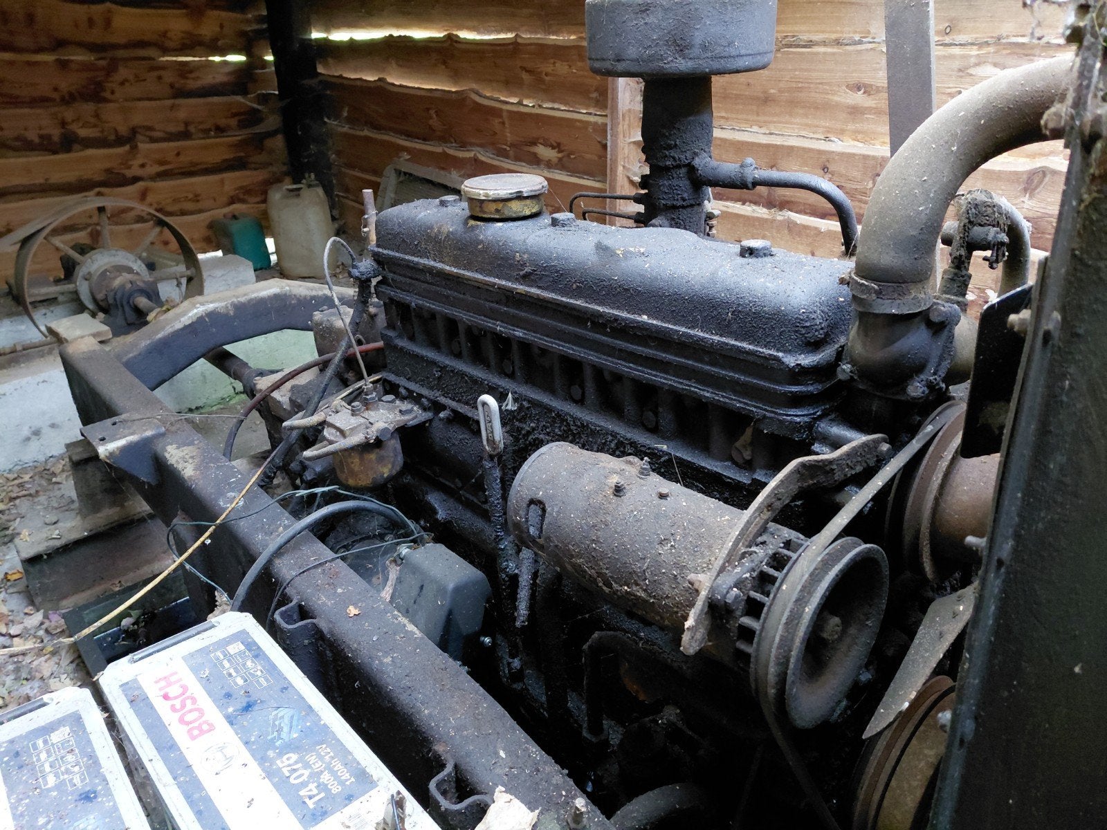 Daf 575 stationaire motor., Zakelijke goederen, Agrarisch | Werktuigen, Ophalen