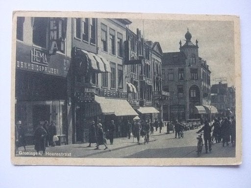 P303 Groningen - Heerestraat, Verzenden, 1940 tot 1960, Ongelopen, Groningen