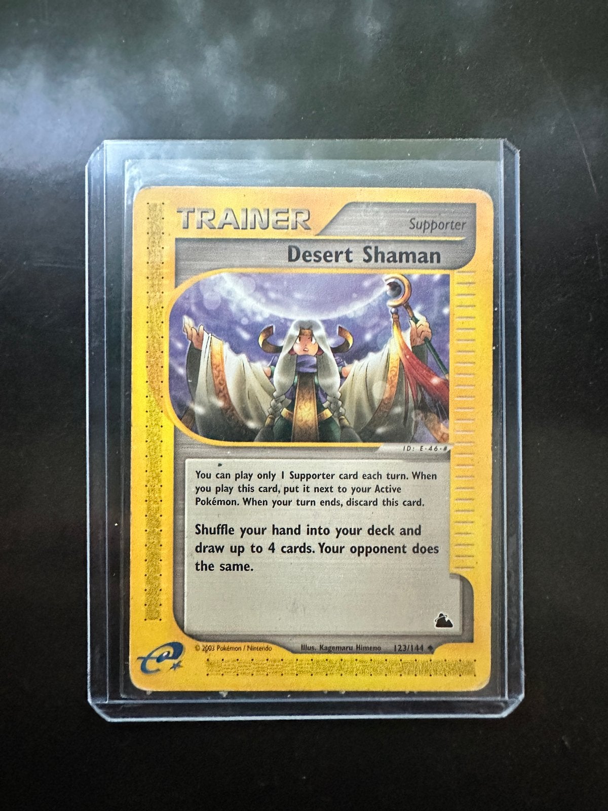 Pokémon Desert Shaman Trainer Skyridge Kaart 123/144, Ophalen of Verzenden, Gebruikt, Losse kaart