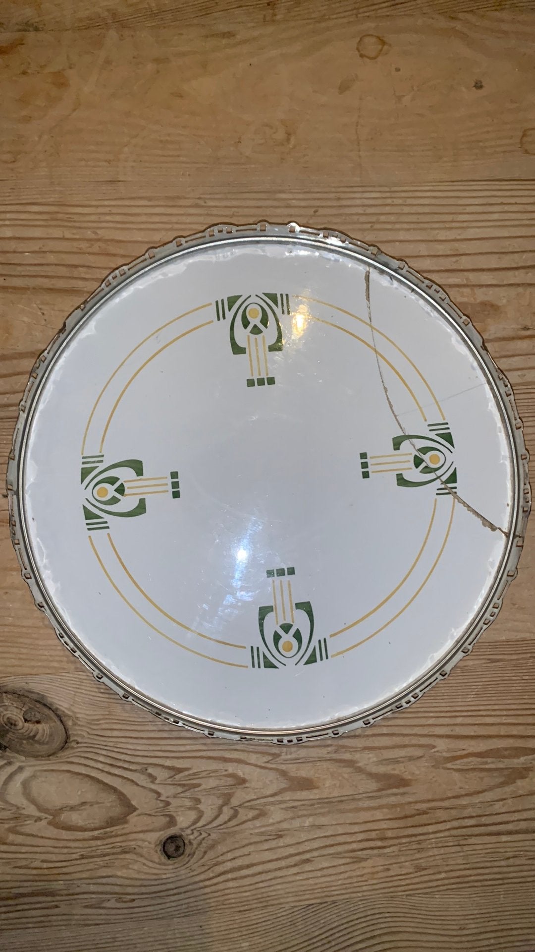 Art Deco dienblad, Chris van der Hoef, Ophalen of Verzenden