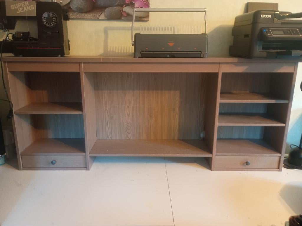 IKEA Hemnes Bureau Opbouw - Praktisch en Stijlvol, Huis en Inrichting, Bureaus, Overige typen, Gebruikt, Scandinavisch, Hout