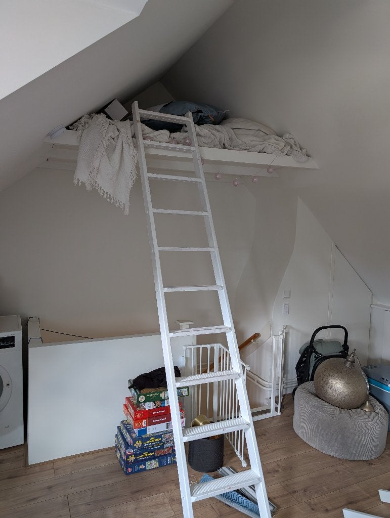 Houten molenaarstrap, Doe-het-zelf en Verbouw, Ladders en Trappen, Ophalen, Gebruikt, Trap, 2 tot 4 meter