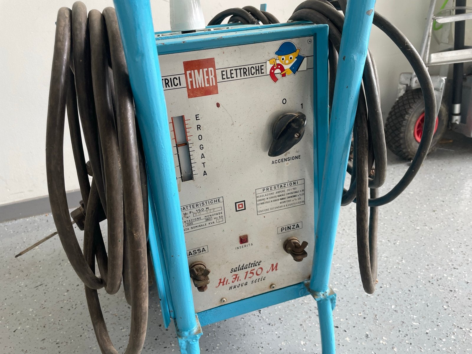 Mooi lasapparaat Fimer 150 M (380 volt), Doe-het-zelf en Verbouw, Gereedschap | Lasapparaten, Ophalen, Gebruikt, Minder dan 150 ampère