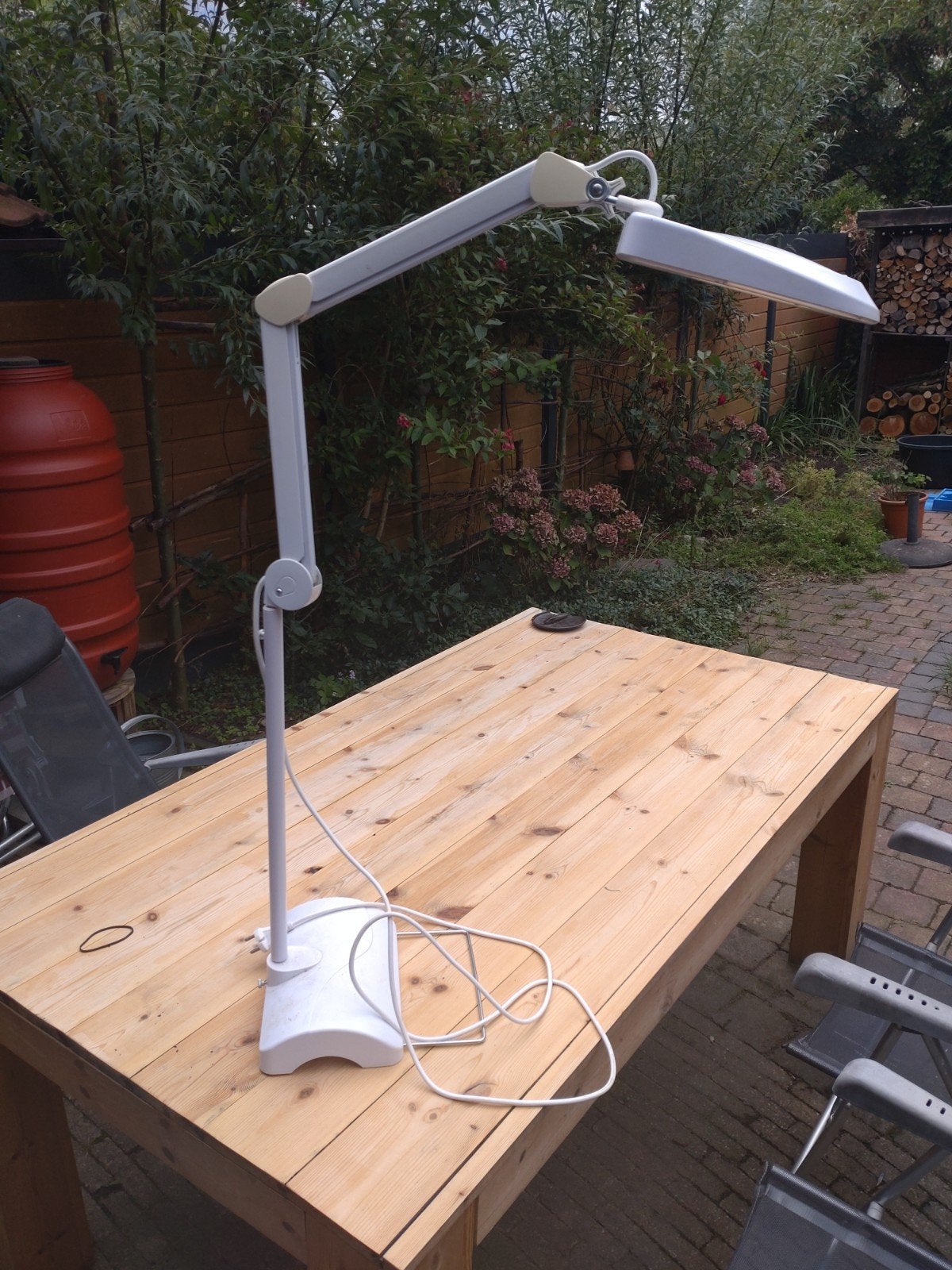 Staande loep met lamp | Fysic FL100LED, Ophalen, Gebruikt, Loeplamp