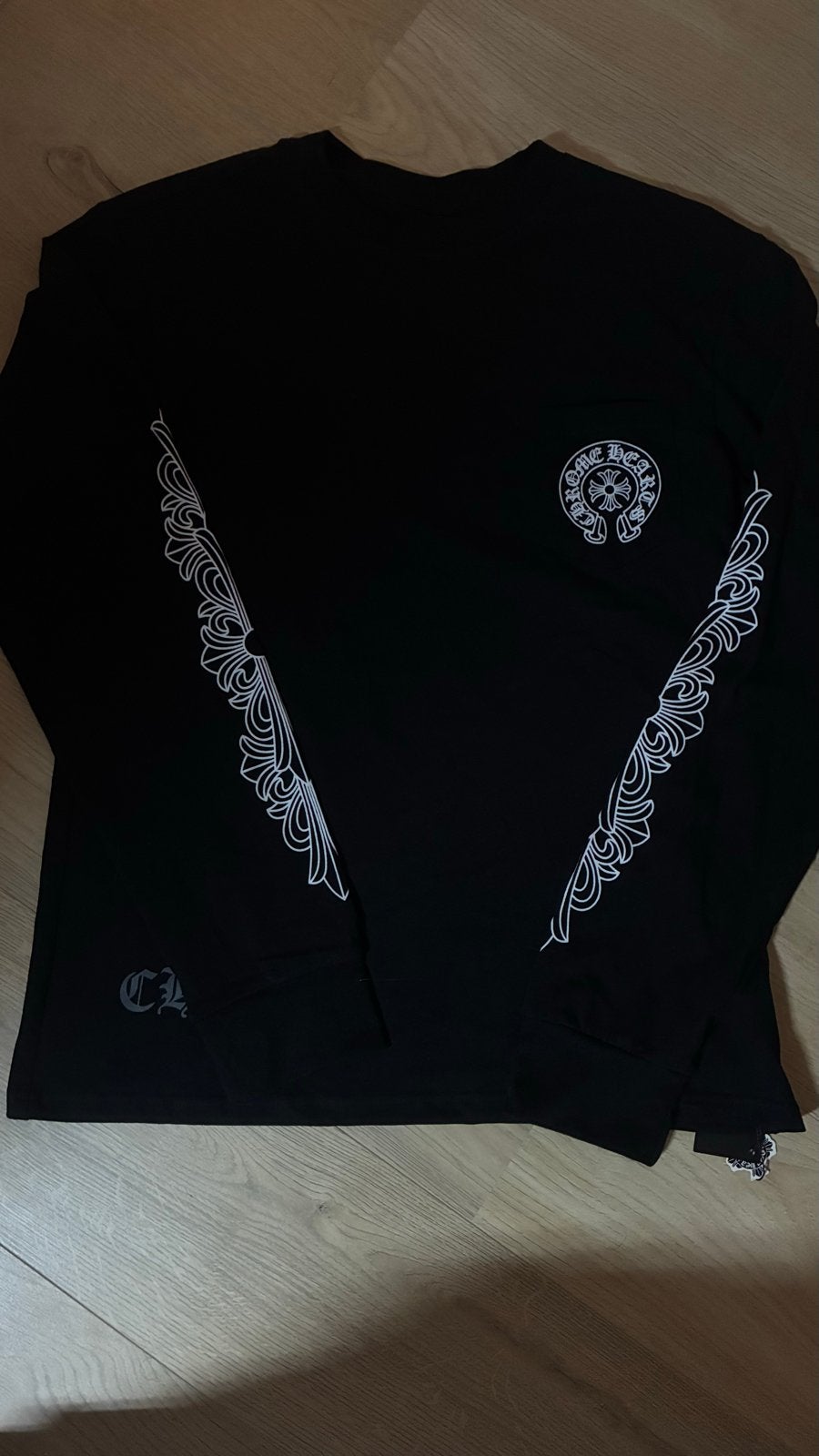 Chrome Hearts Longsleeve Zwart Maat L, Ophalen of Verzenden, Nieuw, Maat 52/54 (L), Zwart