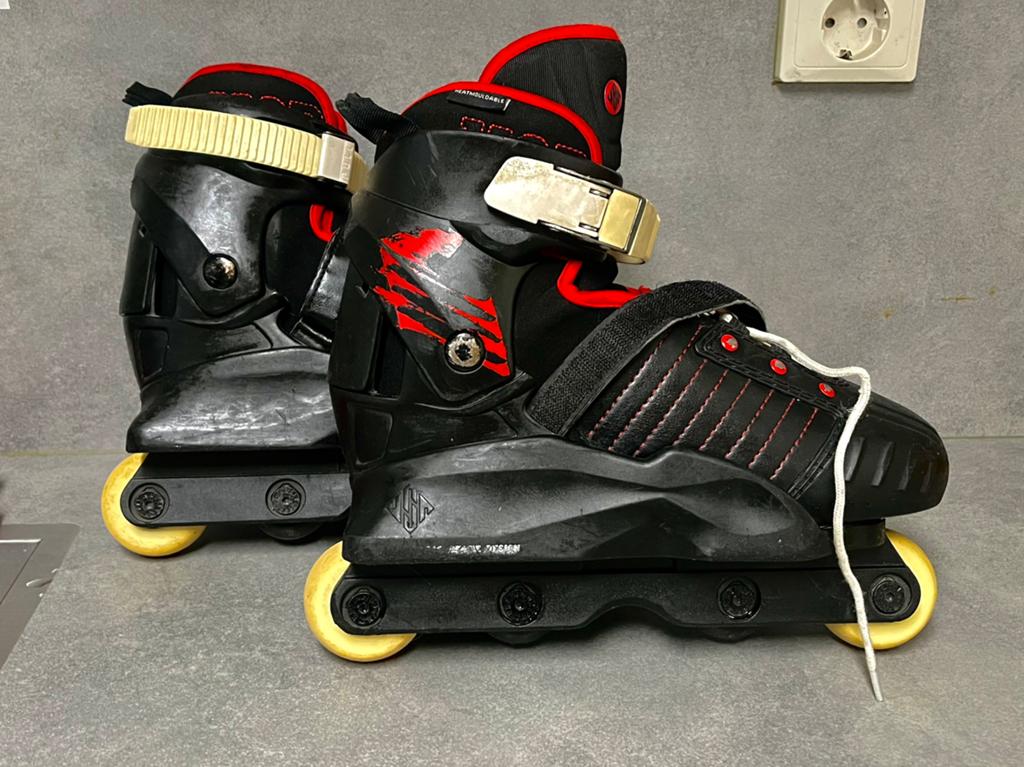 Stunt skates, Ophalen, Gebruikt