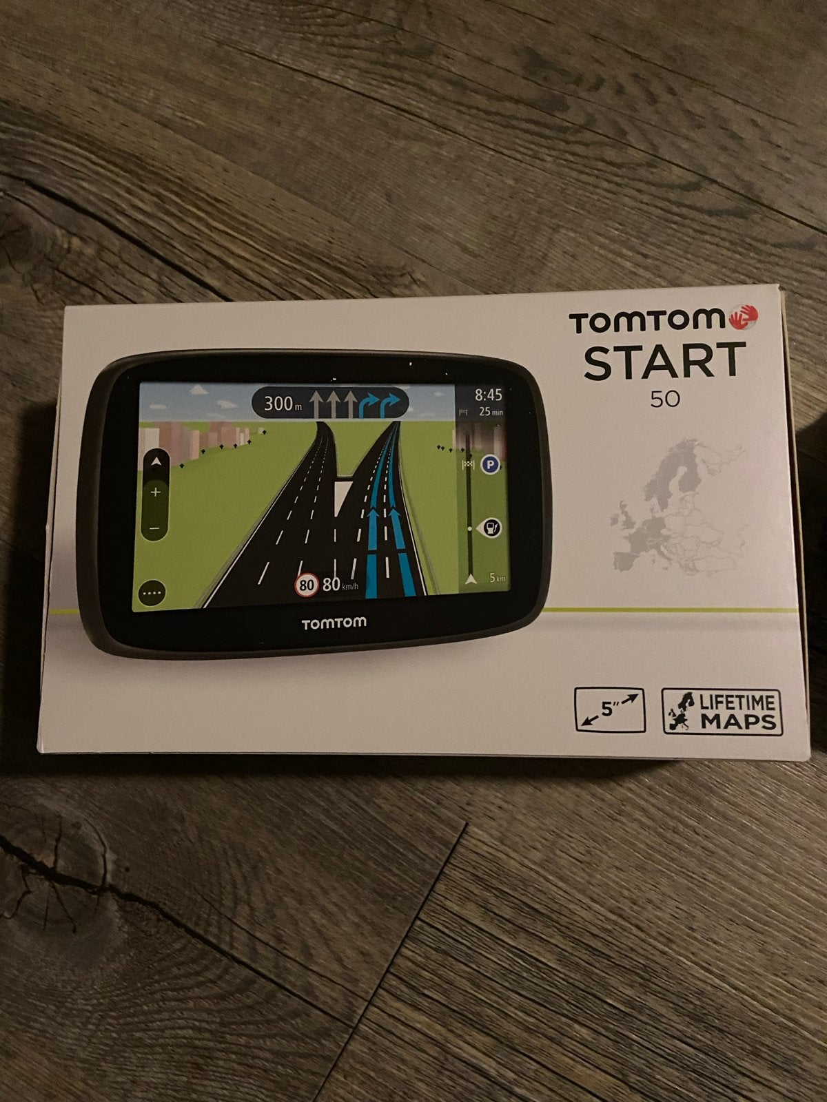 TomTom Start 50 Navigatiesysteem met Lifetime Maps, Ophalen of Verzenden, Gebruikt