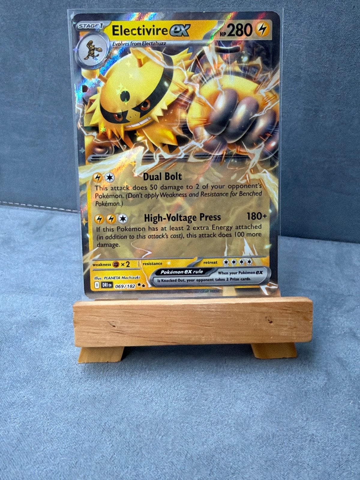 Electivire ex 069/182 - Pokémon Kaart, Ophalen of Verzenden, Zo goed als nieuw, Losse kaart