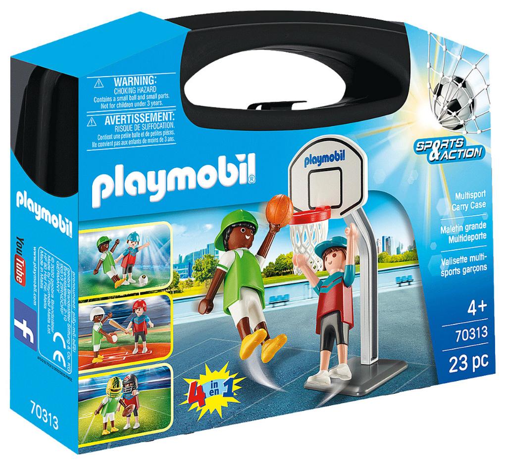 PLAYMOBIL 70313 MultiSport meeneemKoffertje 23dlg, Kinderen en Baby's, Speelgoed | Playmobil, Ophalen of Verzenden, Nieuw, Complete set