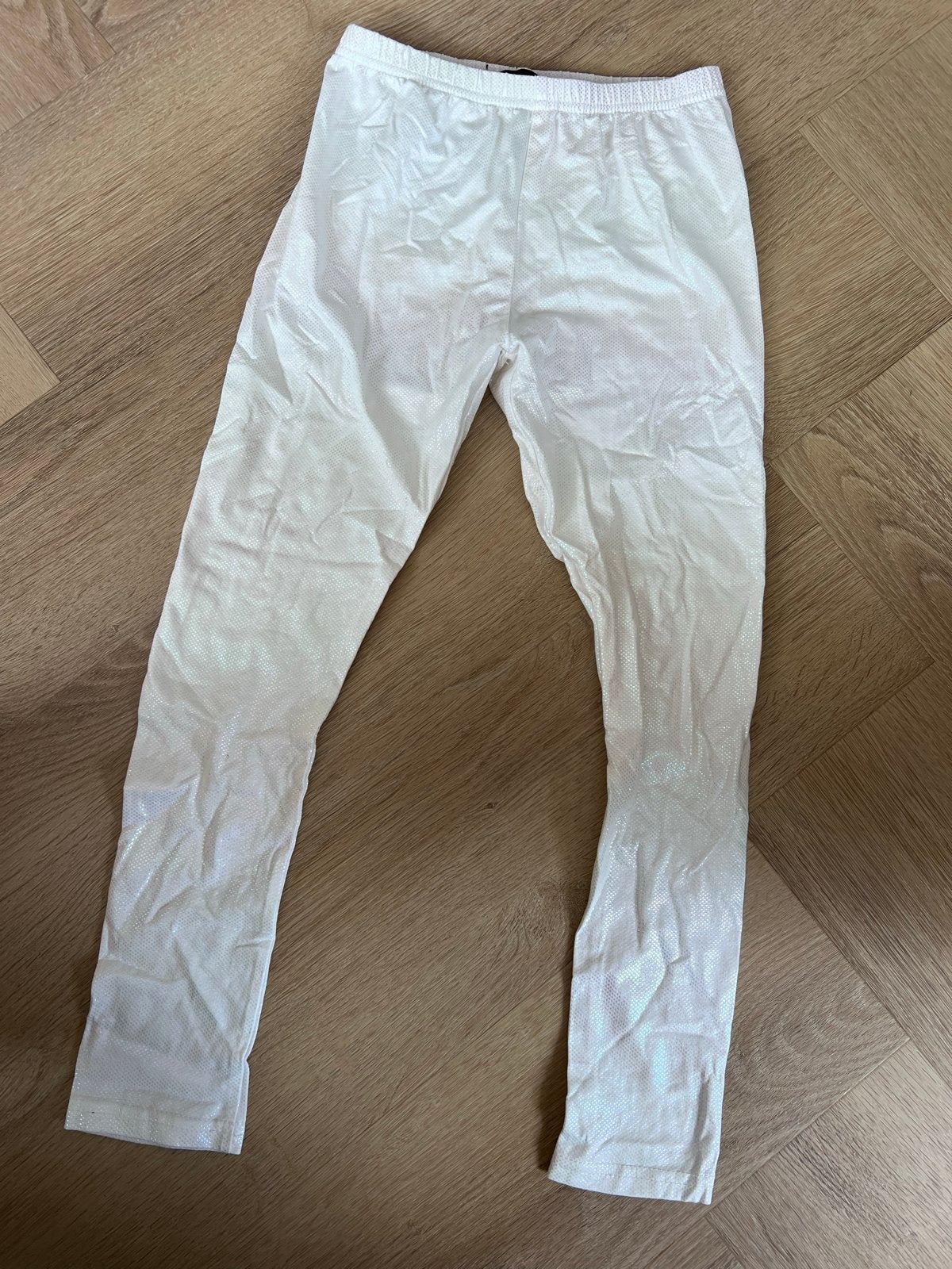 Witte glimmende legging - Squared & Cubed 10y, Legging, Wit, Overige maten, Ophalen of Verzenden