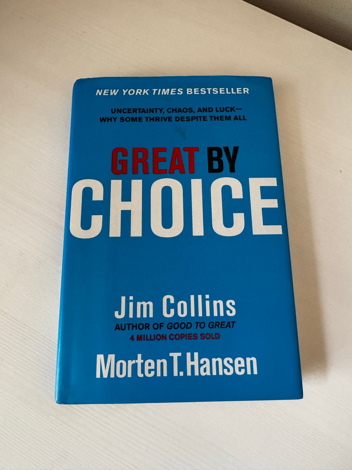 Great by Choice - Jim Collins & Morten T. Hansen, Ophalen of Verzenden, Gelezen, Amerika