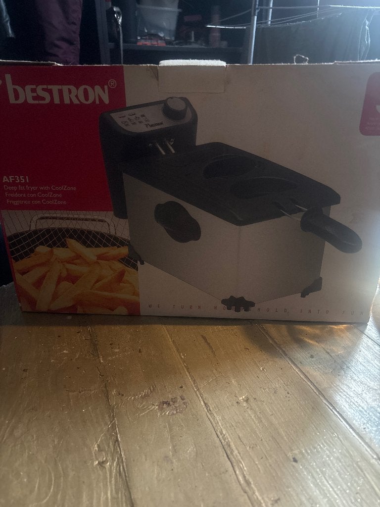 Bestron frituur, Witgoed en Apparatuur, 3 tot 4 liter, Ophalen, Gebruikt, Uitneembare binnenpan