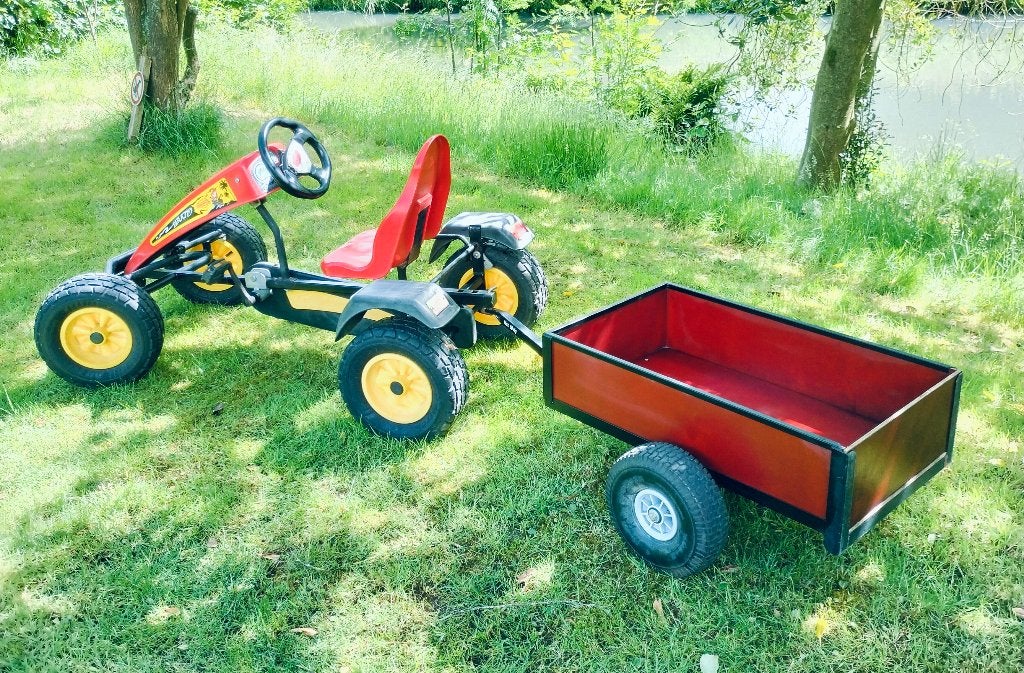 Berg Skelter en Aanhanger, Kinderen en Baby's, Speelgoed | Buiten | Skelters, Ophalen, Gebruikt, Berg, Vrijloopautomaat