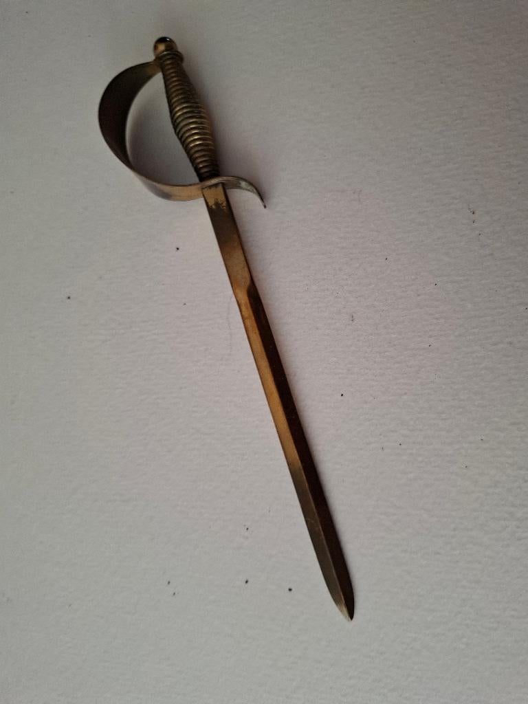briefopener Sabel messing, Verzenden