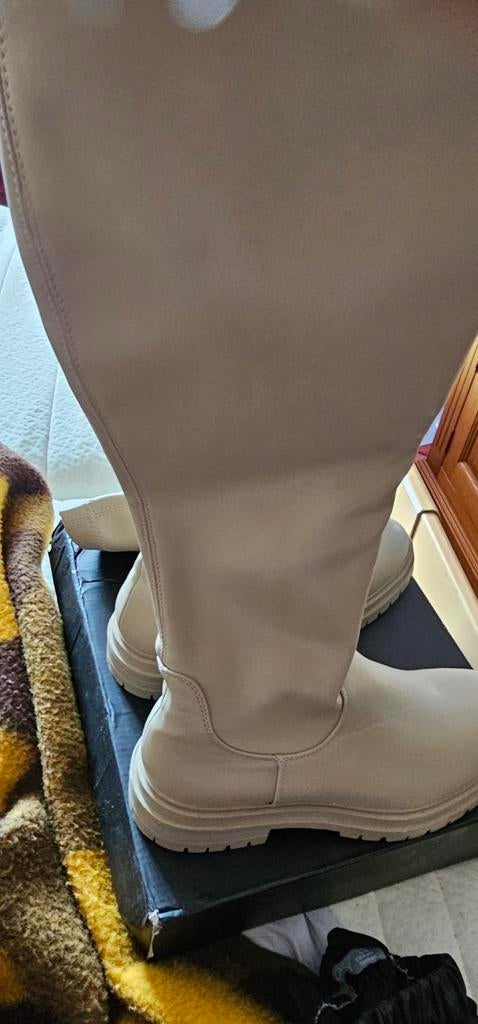 Nieuwe Beige Laarzen Maat 38, Ophalen of Verzenden, Nieuw, Beige, Hoge laarzen