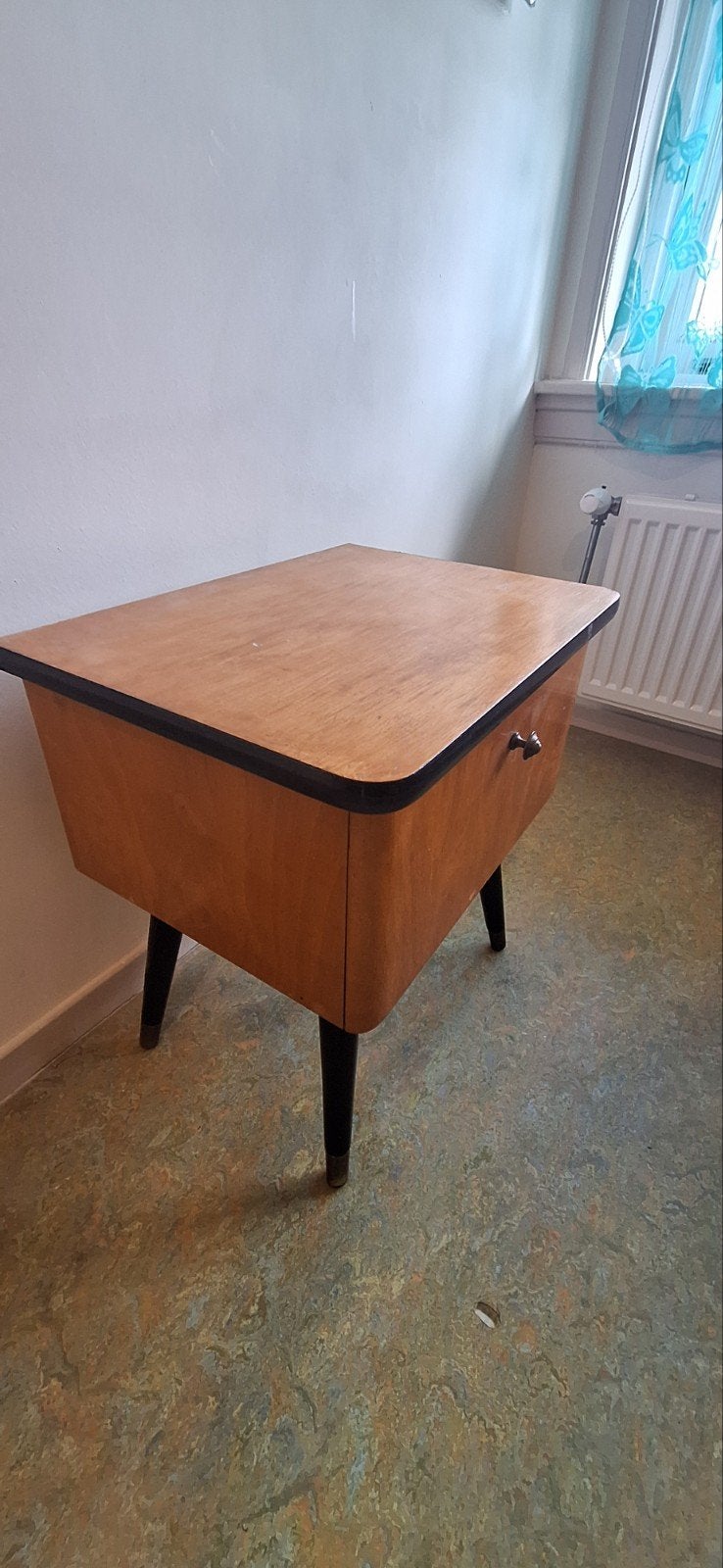 Set van 2 Vintage (Nacht) kastjes - Jaren '50/'60 Stijl, Ophalen