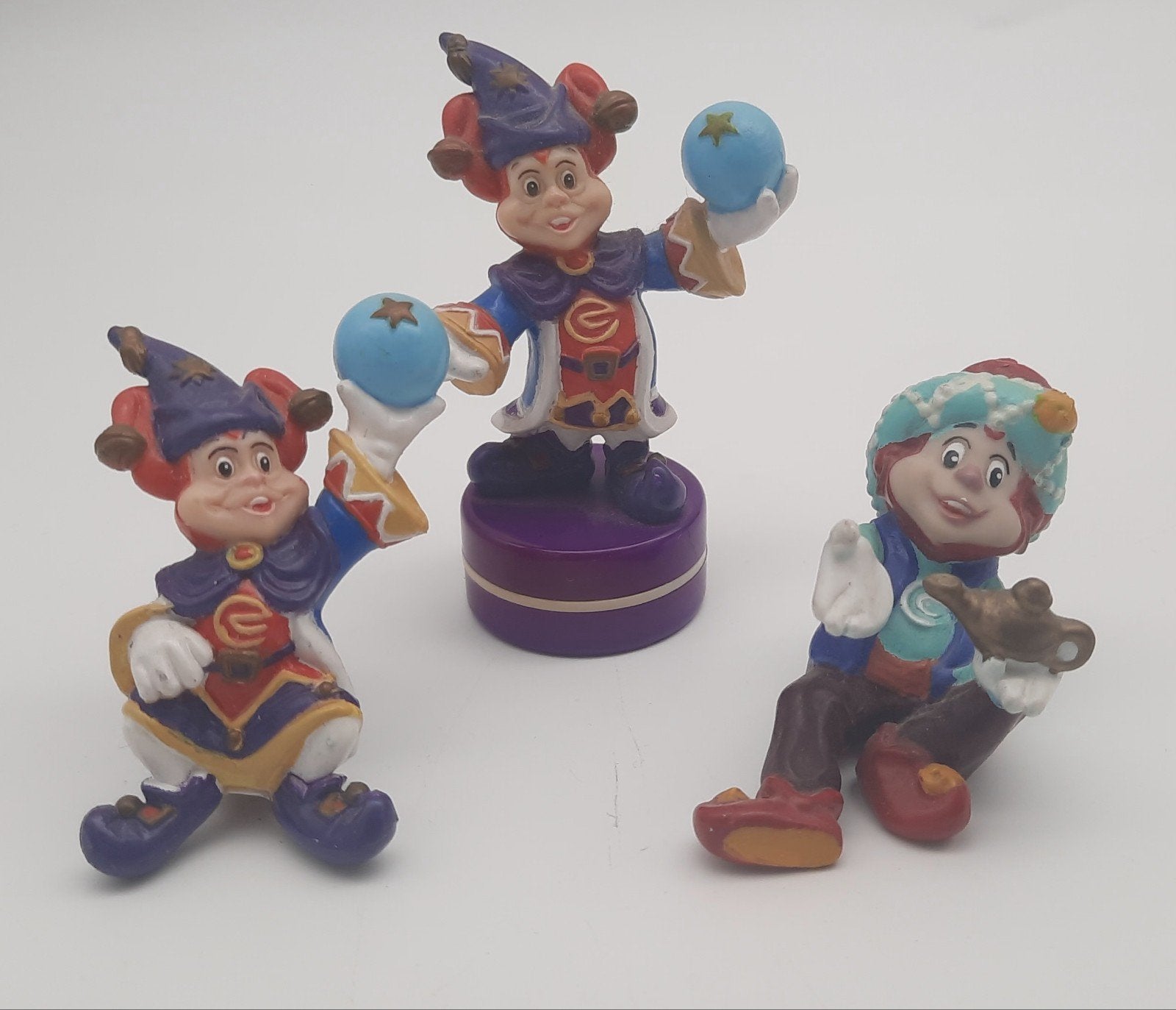 3 Verschillende Pardoes figuurtjes Efteling, Ophalen of Verzenden, Gebruikt, Beeldje of Poppetje
