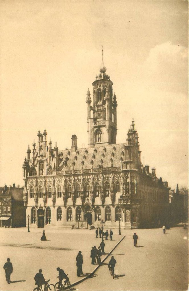 388-198-013 Middelburg Stadhuis, Verzenden, Voor 1920, Zeeland