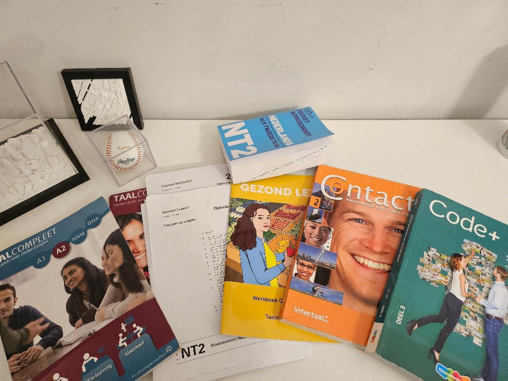 Nt2 nederlands als tweede taal pakket / inburgering, Ophalen of Verzenden, Alpha, Zo goed als nieuw, Overige niveaus