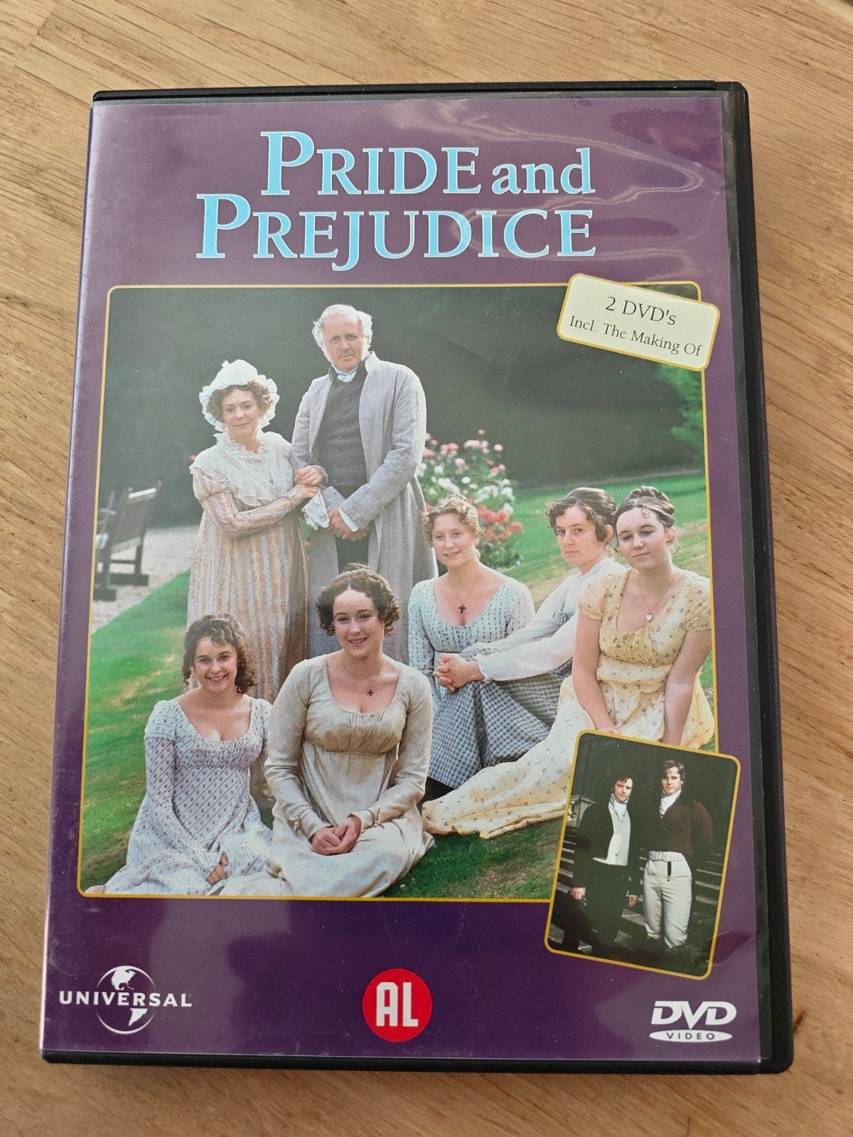 Pride and Prejudice 2 DVD's incl. Making Of, Historisch of Kostuumdrama, Ophalen of Verzenden, Zo goed als nieuw, Inclusief DVD