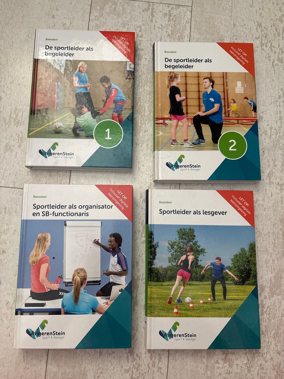 AngerenStein Sport & Bewegen - Basispakket Sportleider, Boeken, Ophalen of Verzenden, Zo goed als nieuw, Overige niveaus, Overige vakken