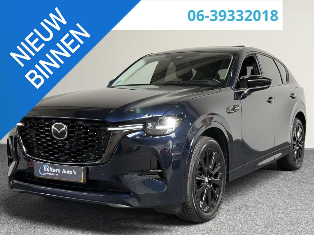 Mazda CX-60 2.5 e-SkyActiv PHEV Homura | PANO | TRHK, Auto's, Mazda, Bedrijf, Te koop, CX-60, 360° camera, 4x4, ABS, Achteruitrijcamera