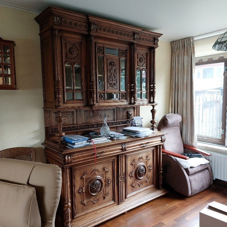 Antieke Franse kast, Huis en Inrichting, Ophalen, Gebruikt