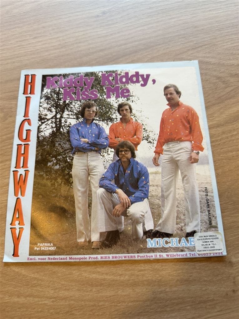 Highway - Kiddy Kiddy kiss me, Ophalen of Verzenden, Zo goed als nieuw, Nederlandstalig