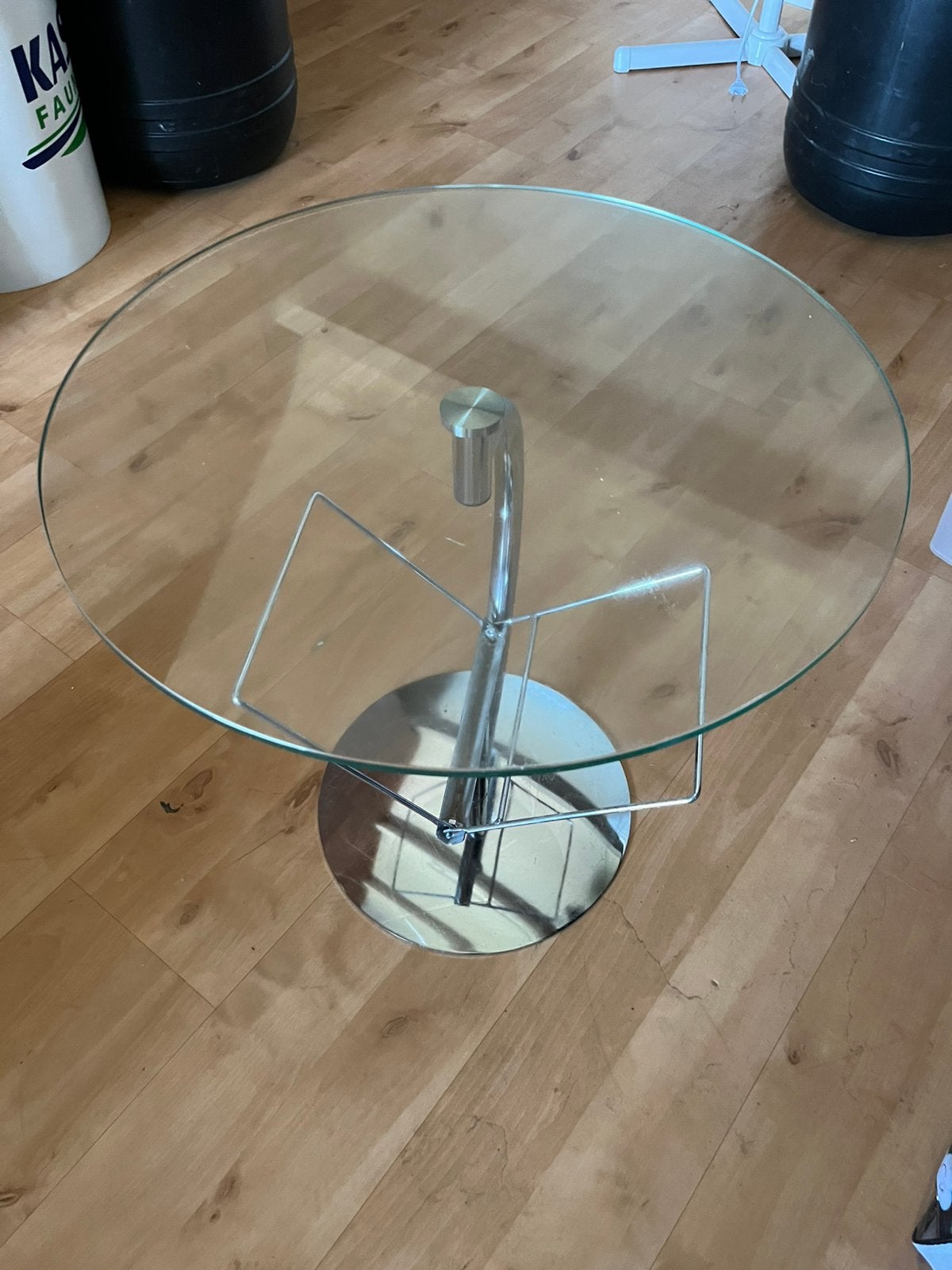 Rond tafeltje, Huis en Inrichting, Minder dan 55 cm, Rond, Zo goed als nieuw, Ophalen