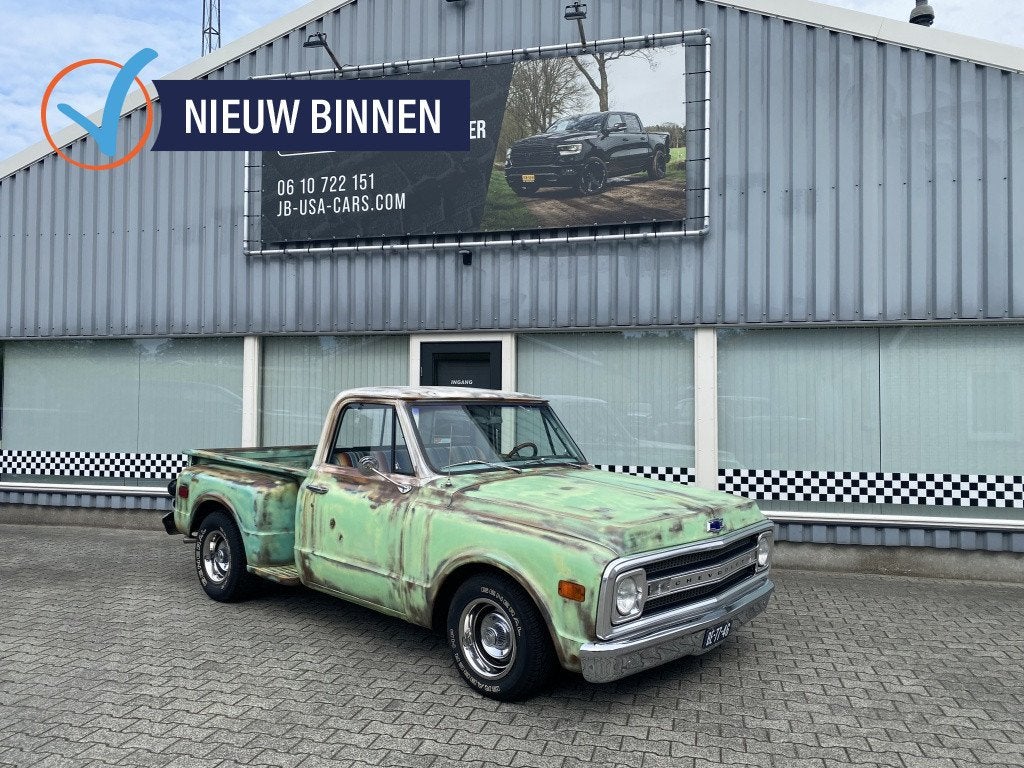 Chevrolet C10 Stepside V8 Super gaaf ! Rat look (bj 1969), Automaat, 8 cilinders, 340 pk, Bedrijf