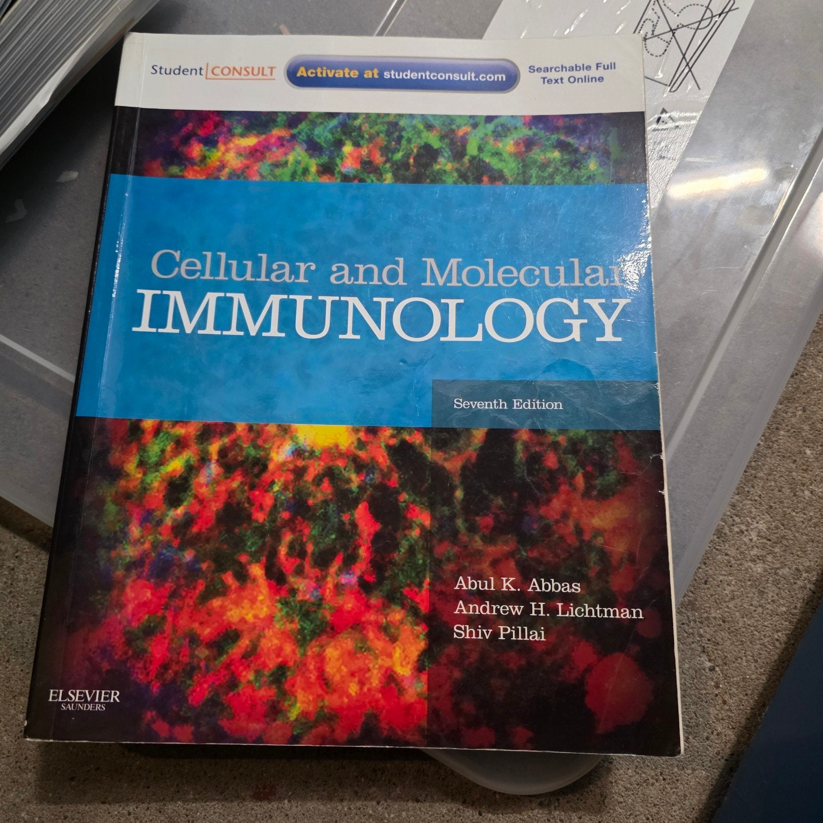 Cellular and Molecular Immunology - Zevende Editie, Ophalen, Abul K. Abbas, Andrew H. Lichtman, Shiv Pillai, HBO, Zo goed als nieuw
